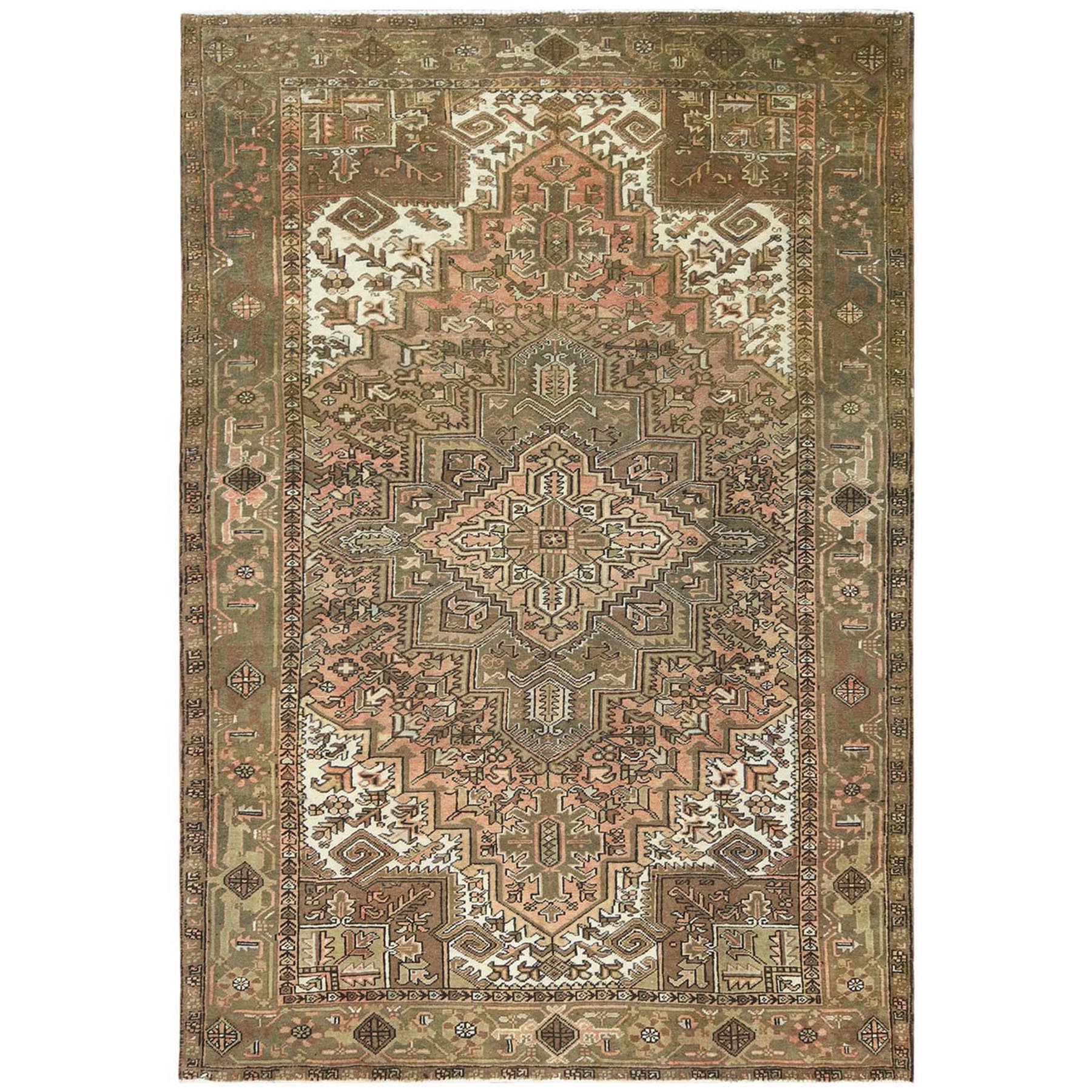 Overdyed & Vintage Rugs LUV739044